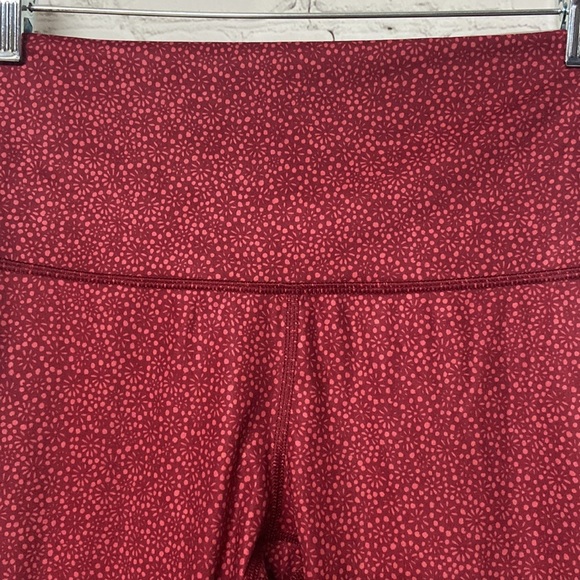 Lululemon size 4 leggings red pink pattern lululemon lululemon athleisure fall - Picture 3 of 9